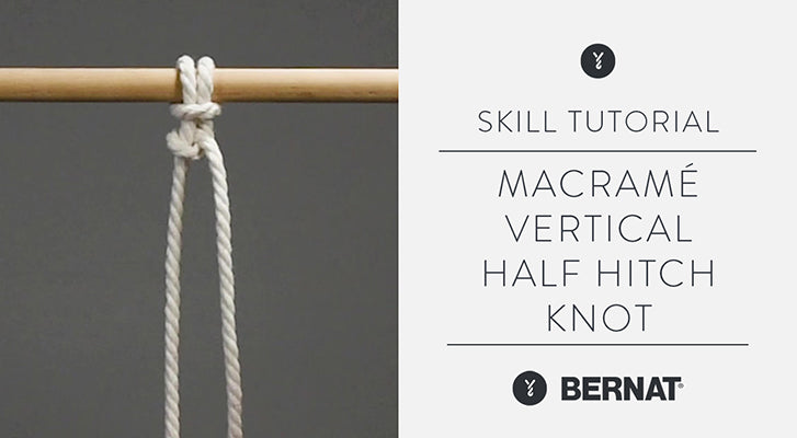 Image of Vertical Half Hitch Knot Macrame video thumbnail