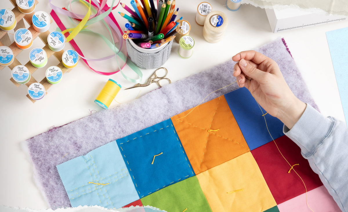 Method Quilted Packaging How to bind a quilt | Yarnspirations