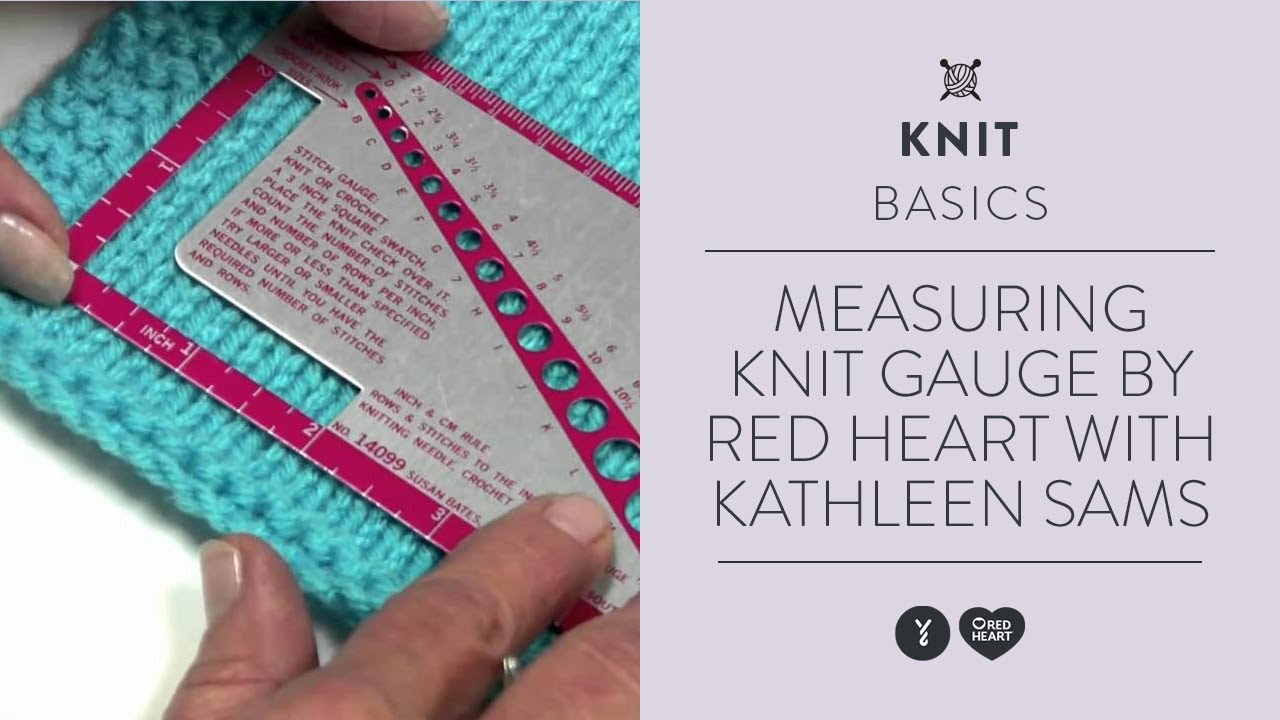 How to Measure Knit Gauge for Beginners