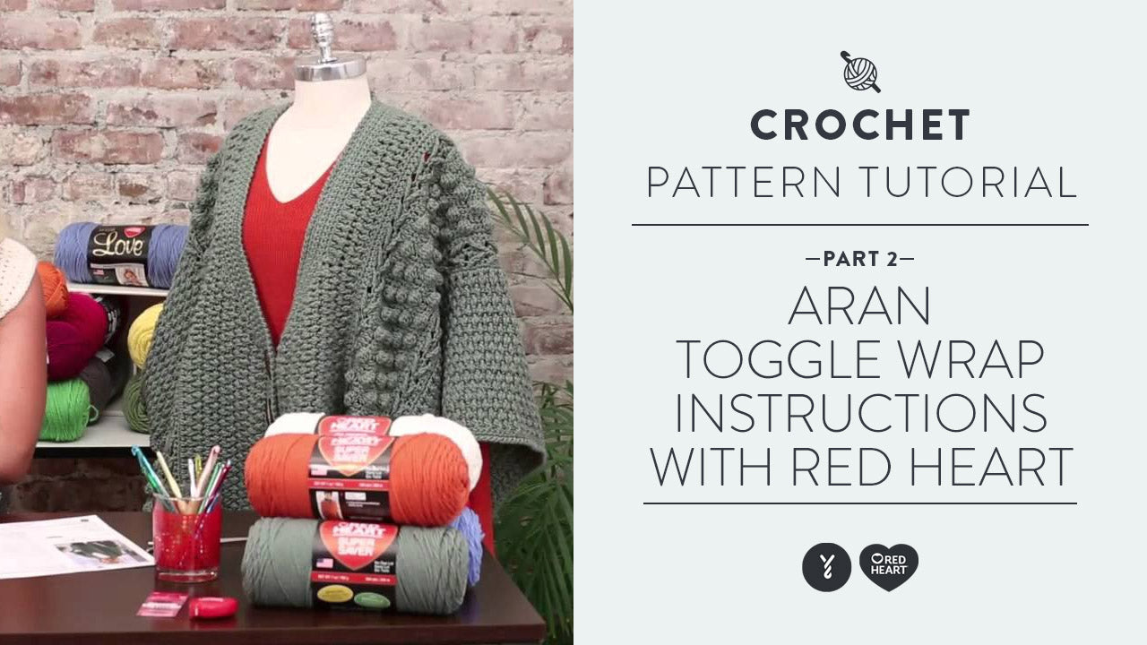 Image of Aran Toggle Wrap Instructions Part 2 thumbnail