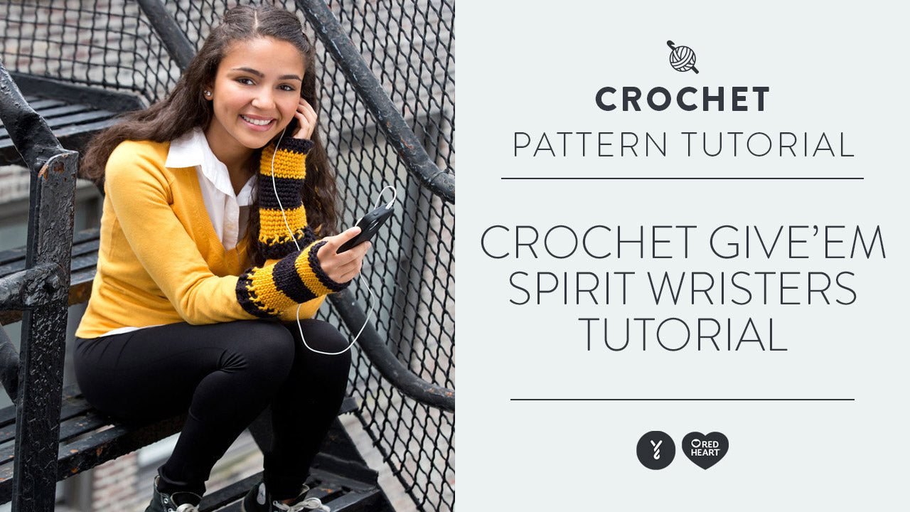 Image of Crochet Give'em Spirit Wristers Tutorial thumbnail