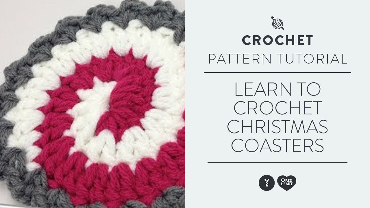 Image of Learn to Crochet Christmas Coasters thumbnail