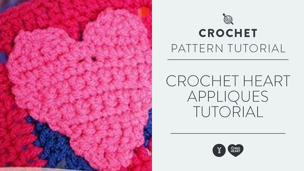Image of Crochet Heart Appliques Tutorial thumbnail