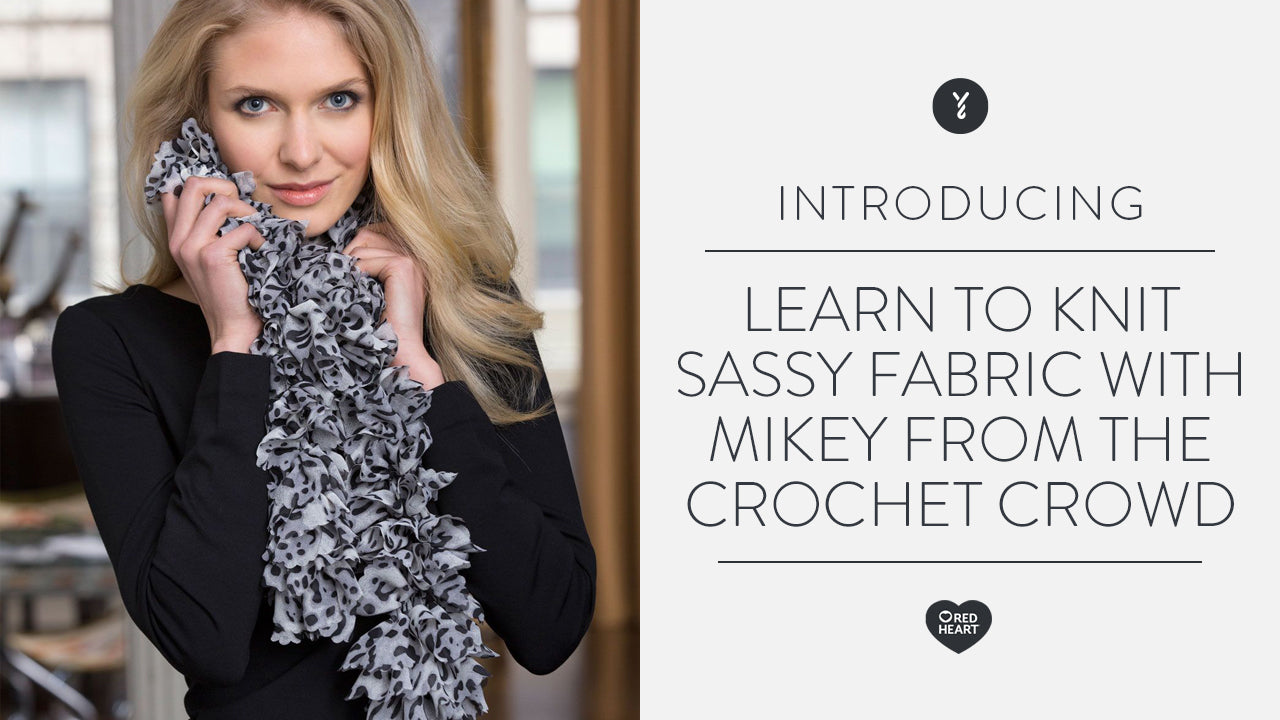 Image of Learn to Knit Sassy Fabric with Mikey from The Crochet Crowd thumbnail