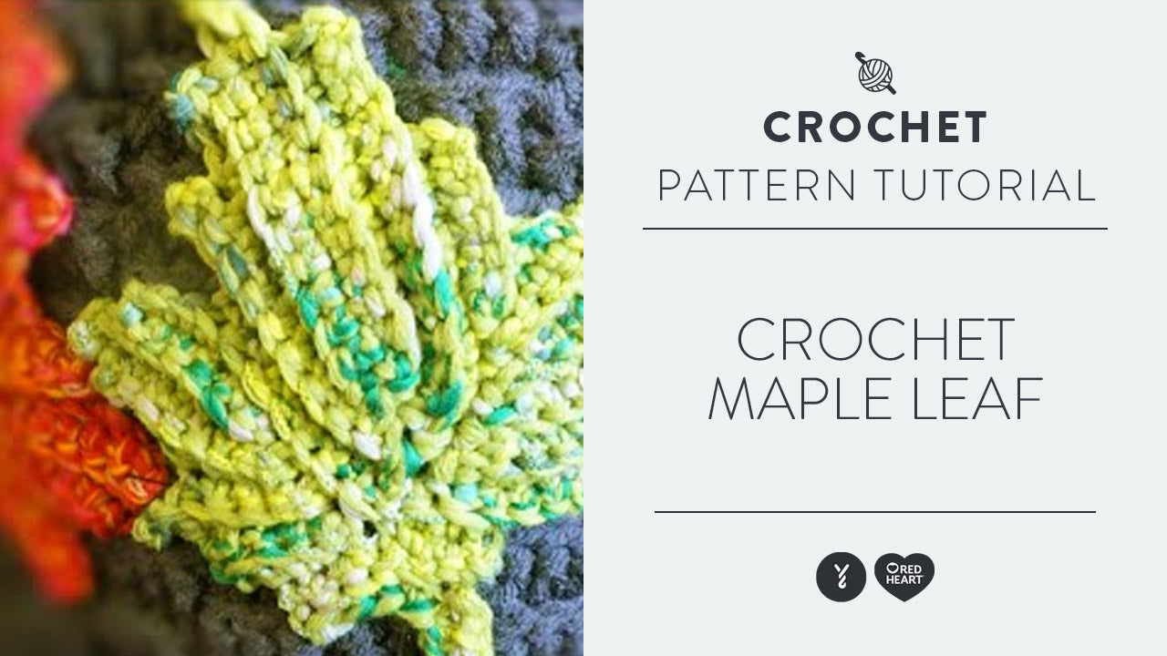 Image of Crochet Maple Leaf thumbnail