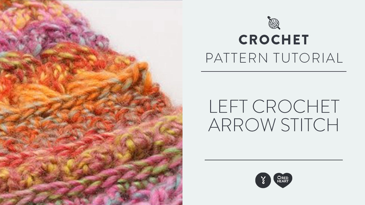 Image of Left : Crochet Arrow Stitch thumbnail