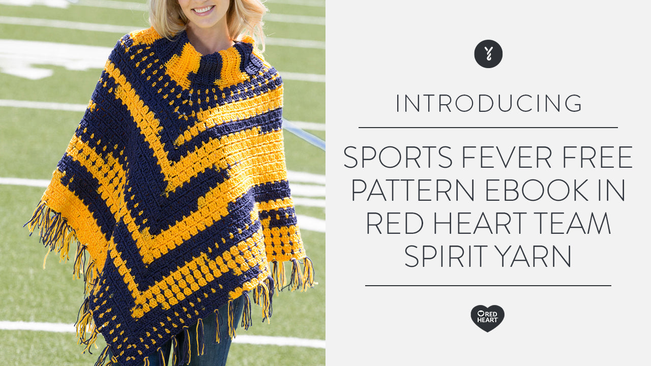 Image of Sports Fever Free Pattern eBook in Red Heart Team Spirit Yarn thumbnail