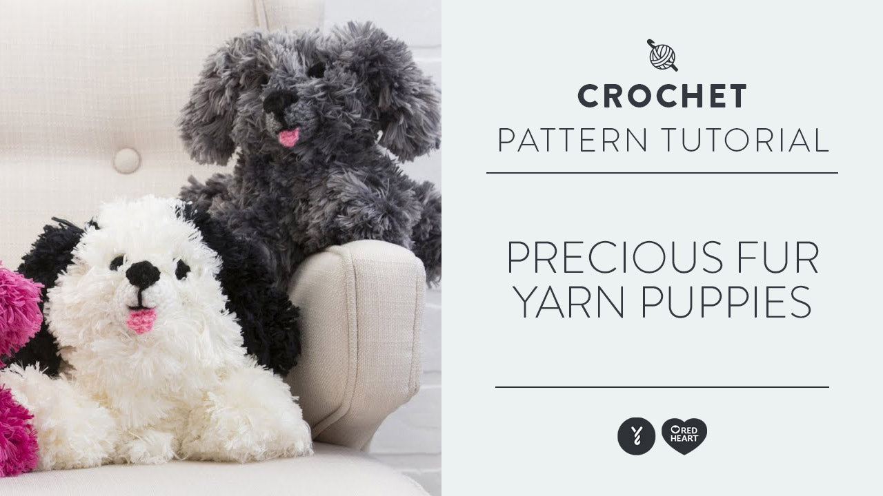 Image of Precious Boutique Fur Yarn Puppies thumbnail