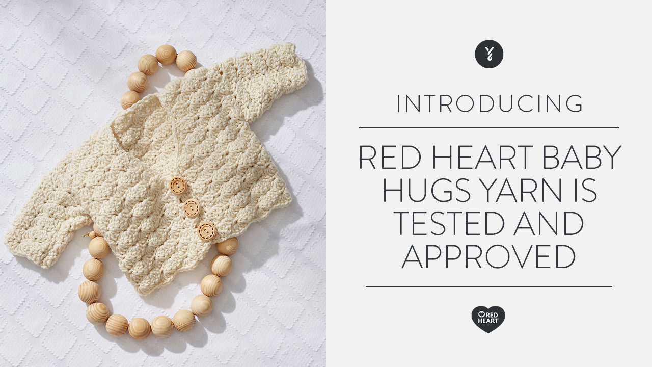 Image of Red Heart Baby Hugs Yarn is Tested and Approved thumbnail