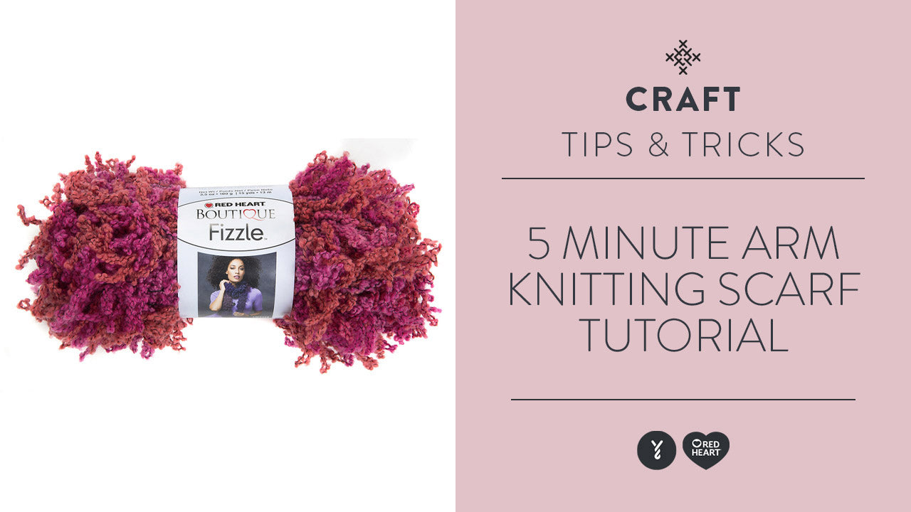 Image of 5 Minute Arm Knitting Scarf Tutorial thumbnail