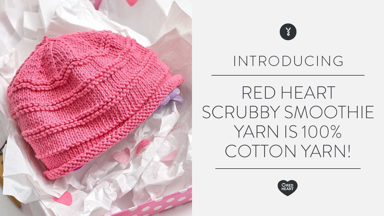 Image of Red Heart Scrubby Smoothie Yarn is 100 Percent Cotton Yarn! thumbnail