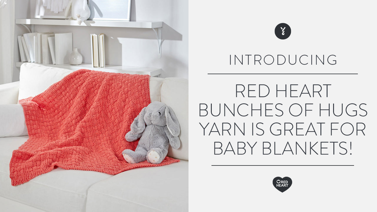 Image of Red Heart Bunches of Hugs Yarn is great for baby blankets! thumbnail