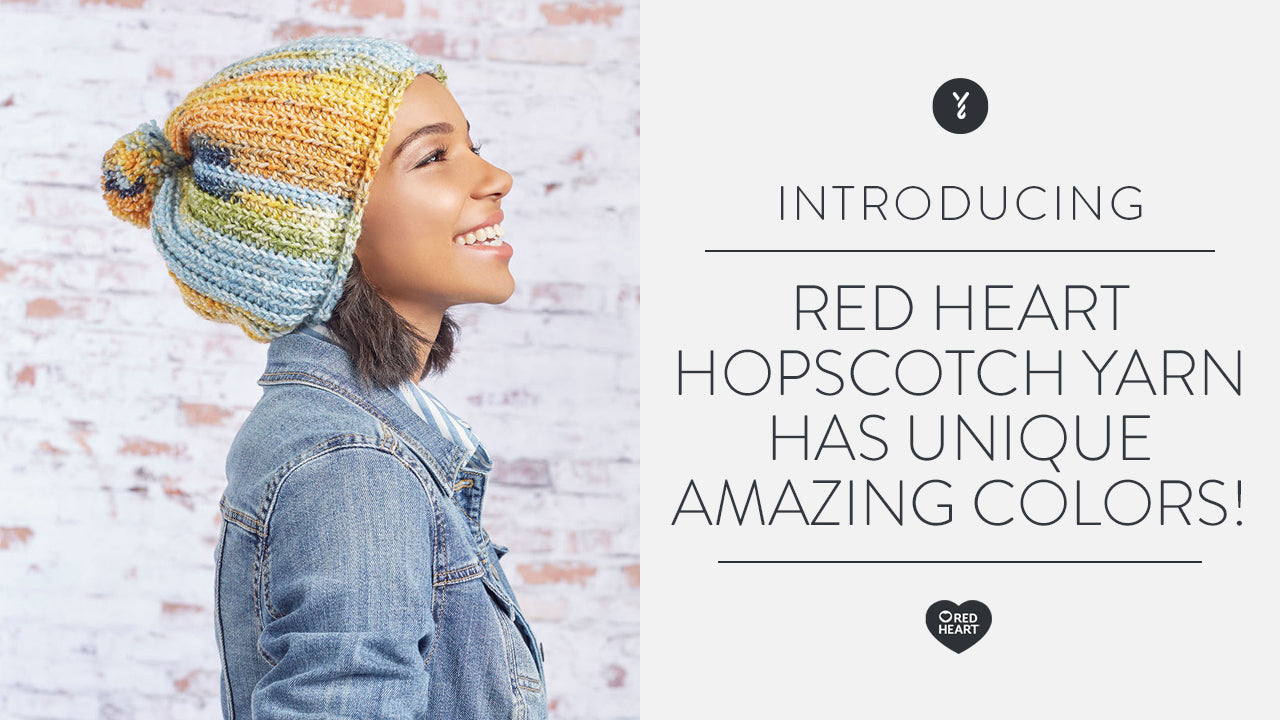 Image of Red Heart Hopscotch Yarn has Unique Amazing Colors thumbnail