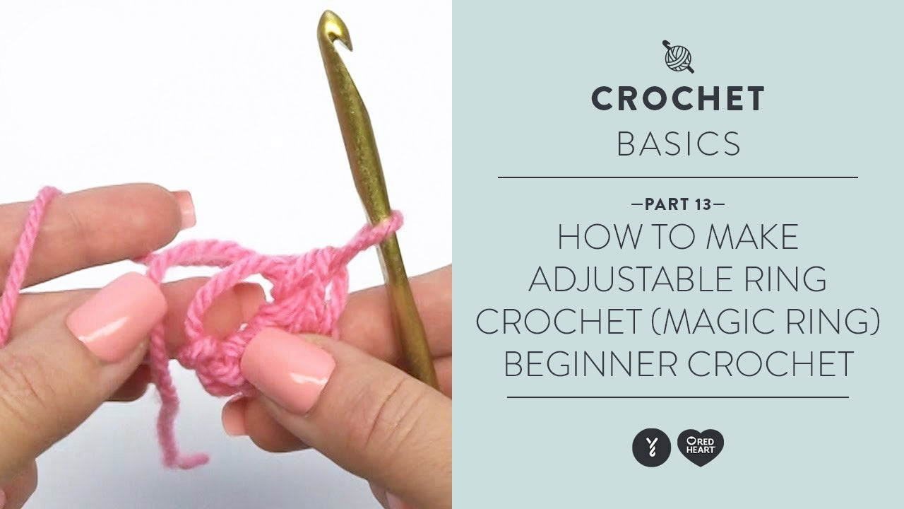 Image of How to Make Adjustable Ring Crochet - Magic Ring - Beginner Crochet Video 13 thumbnail