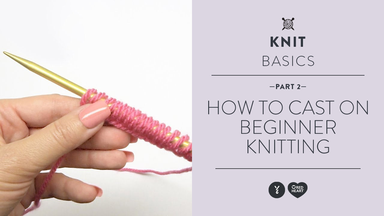 Image of How to Cast On - Beginner Knitting Teach Video 2 thumbnail