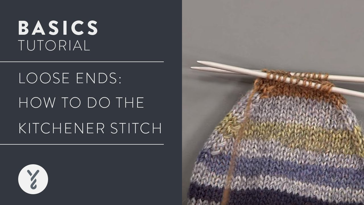 Loose Ends: Do the Kitchener Stitch Thumbnail
