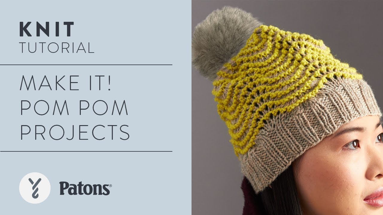 Attach a Pompom to your Knit or Crochet Project Thumbnail