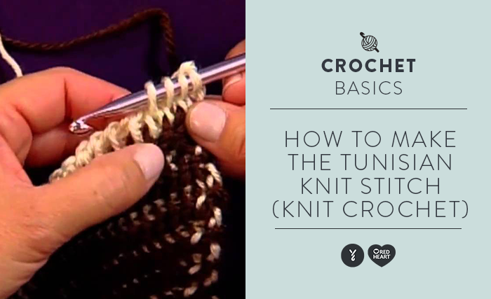 Image of Learn How to Make the Tunisian Knit Stitch (Knit Crochet) thumbnail