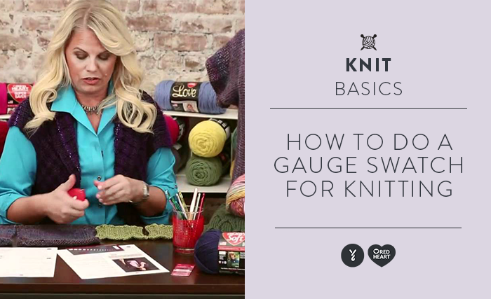 Image of Learn How to do a Gauge Swatch for Knitting thumbnail