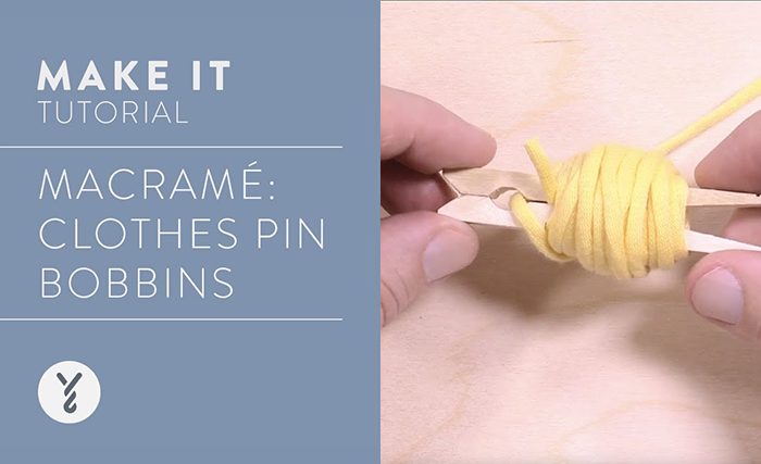 Image of Make it: Macrame Clothes Pins Bobbins thumbnail