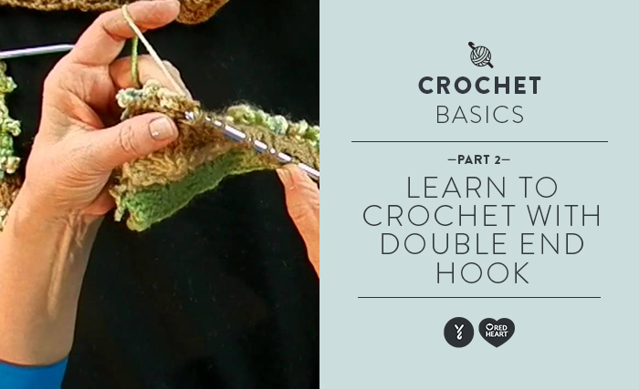Image of Learn to Crochet with Double End Hook Pt. 2 thumbnail