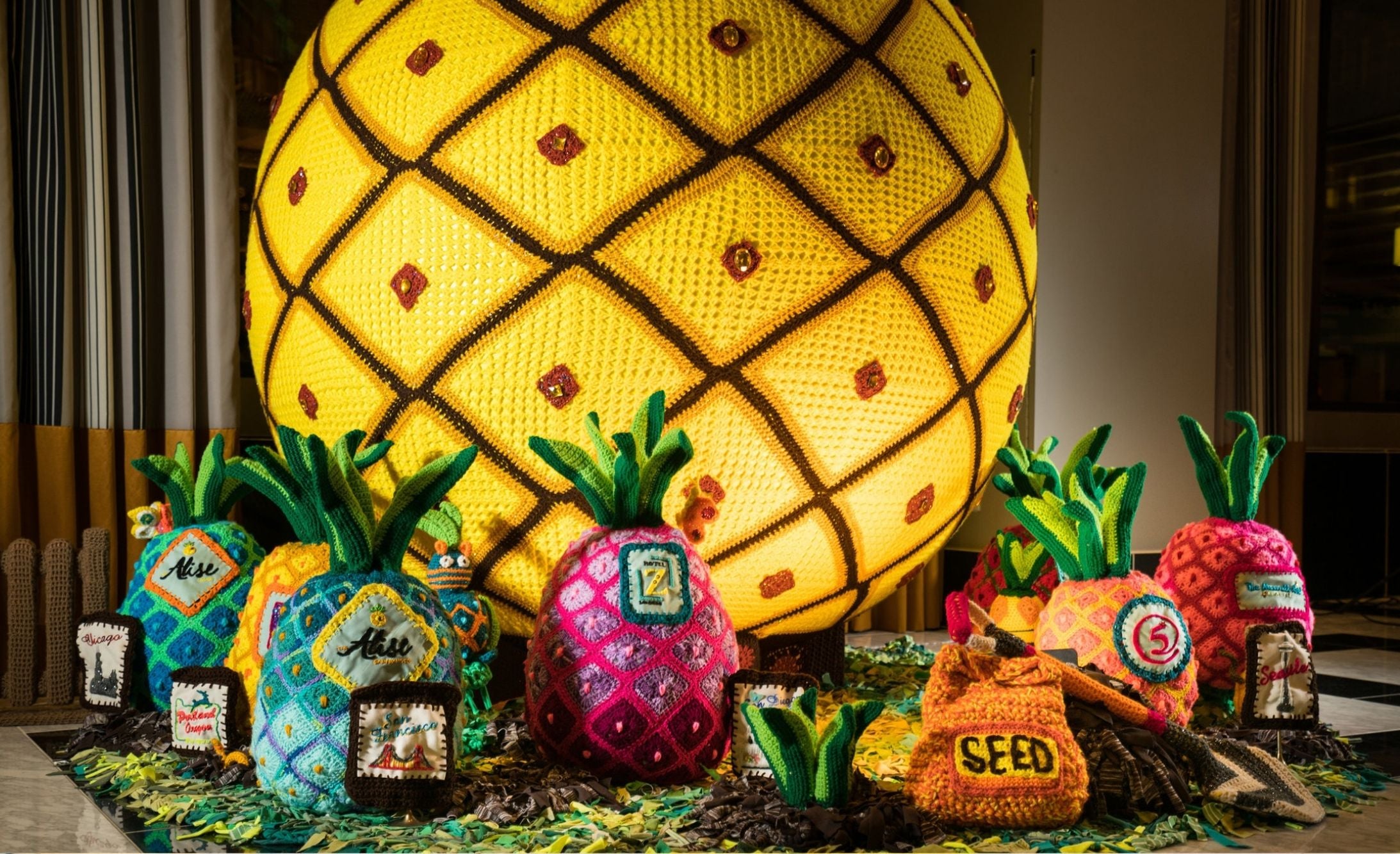 Image of Giant Crochet Pineapple Revealed thumbnail