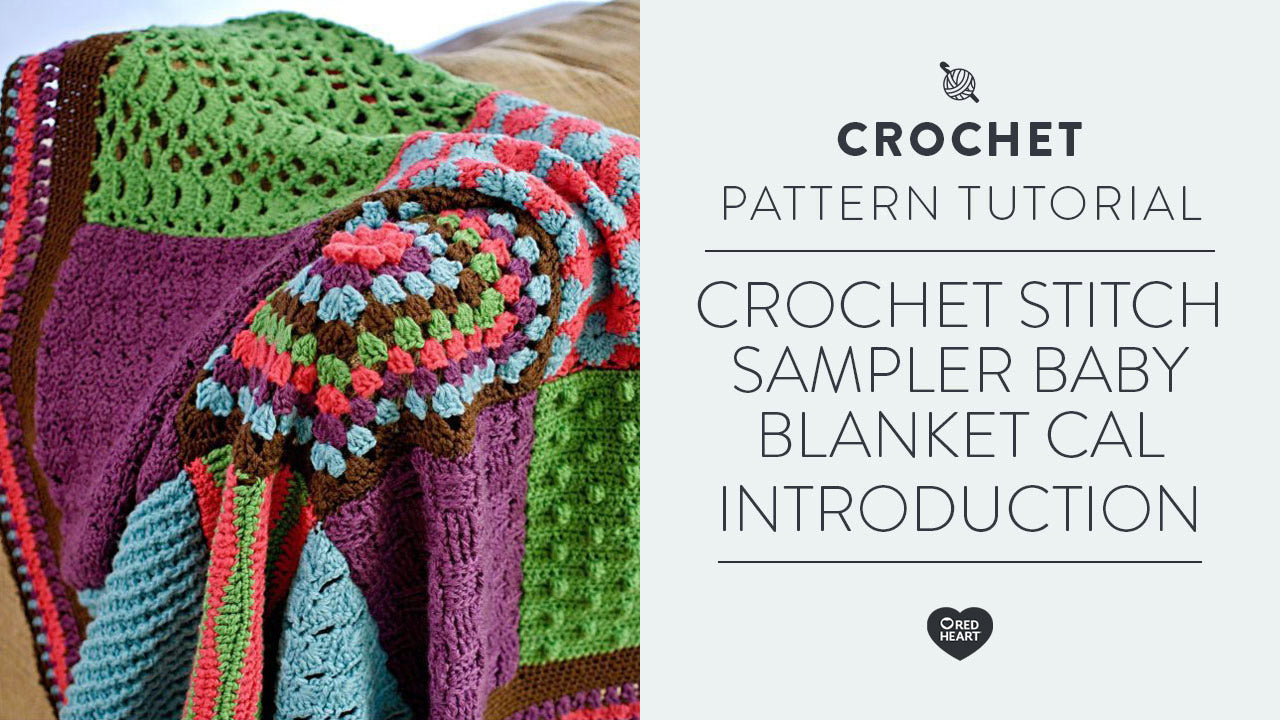 Image of Crochet Stitch Sampler Baby Blanket CAL Introduction thumbnail