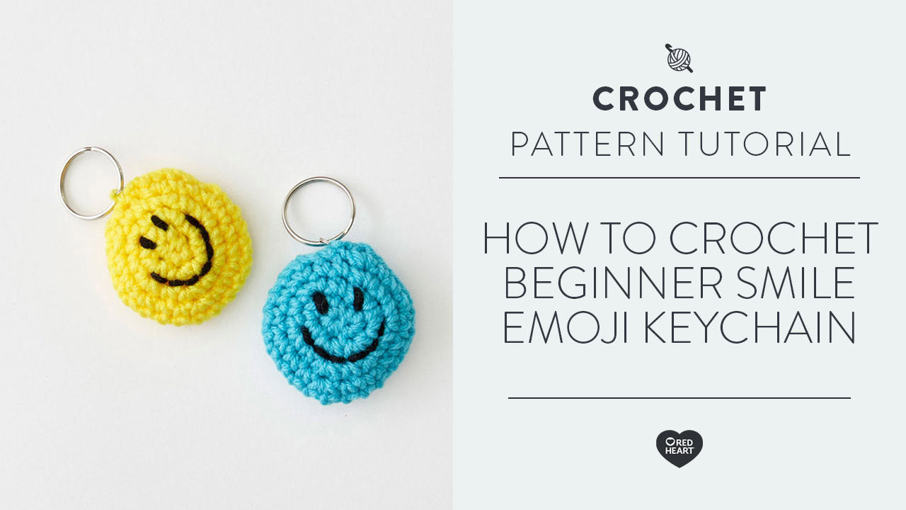Image of How to Crochet Beginner Smile Emoji Keychain thumbnail