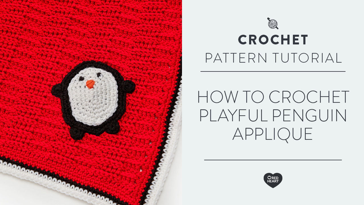Image of How to Crochet Playful Penguin Applique thumbnail