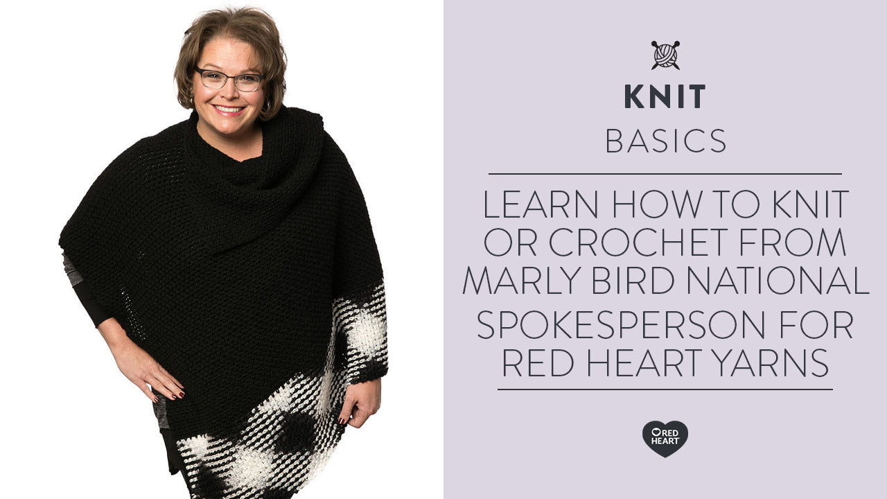 Image of Learn how to Knit or Crochet from Marly Bird National Spokesperson for Red Heart Yarns thumbnail