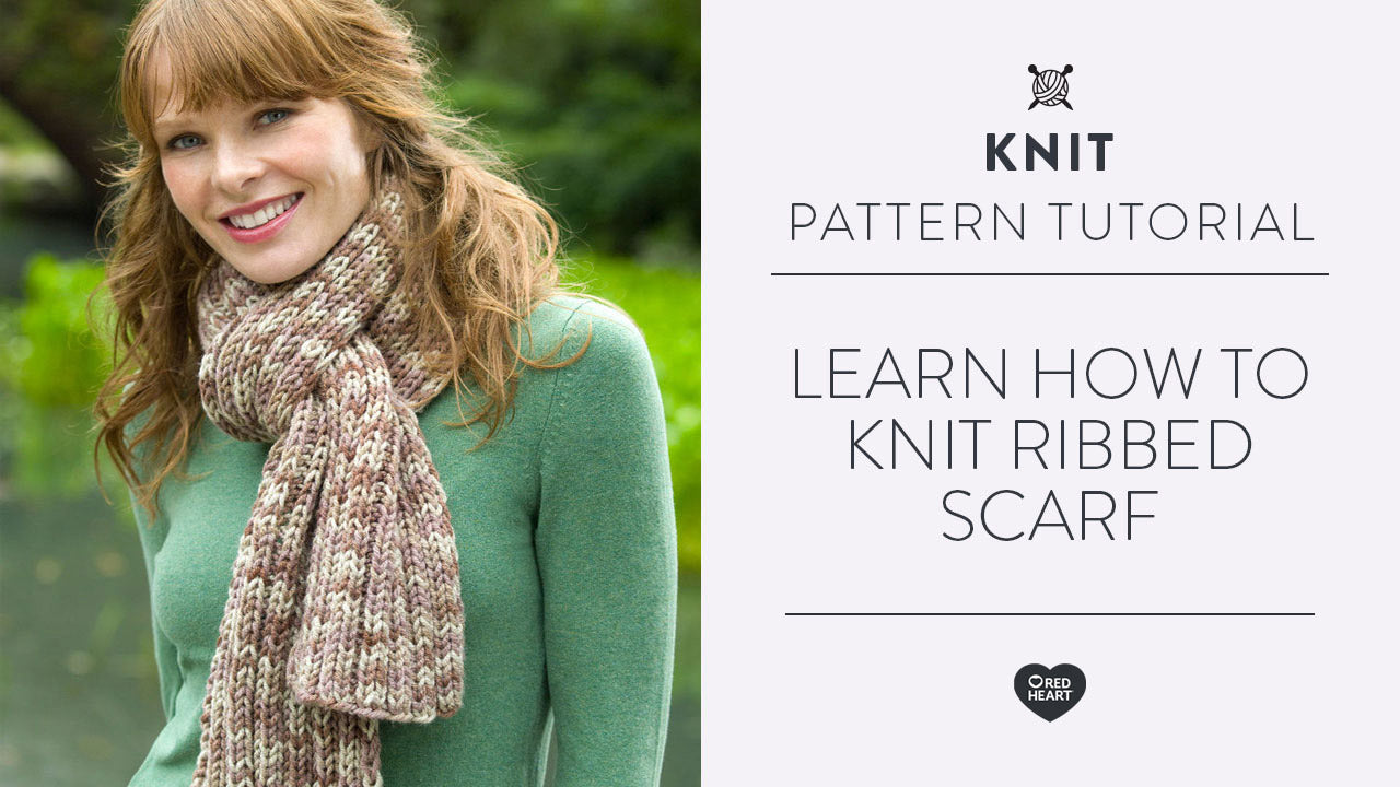 Image of Learn How to Knit Ribbed Scarf thumbnail