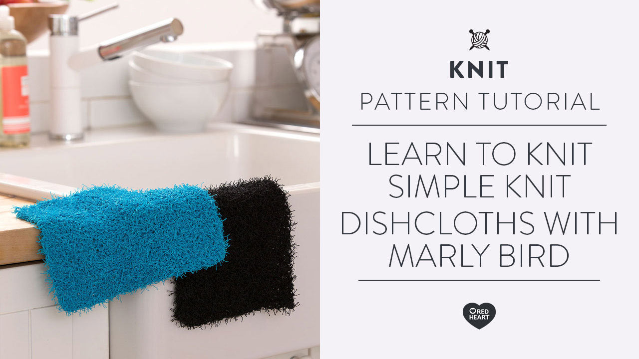 Image of Learn to Knit Simple Knit Dishcloths with Marly Bird thumbnail