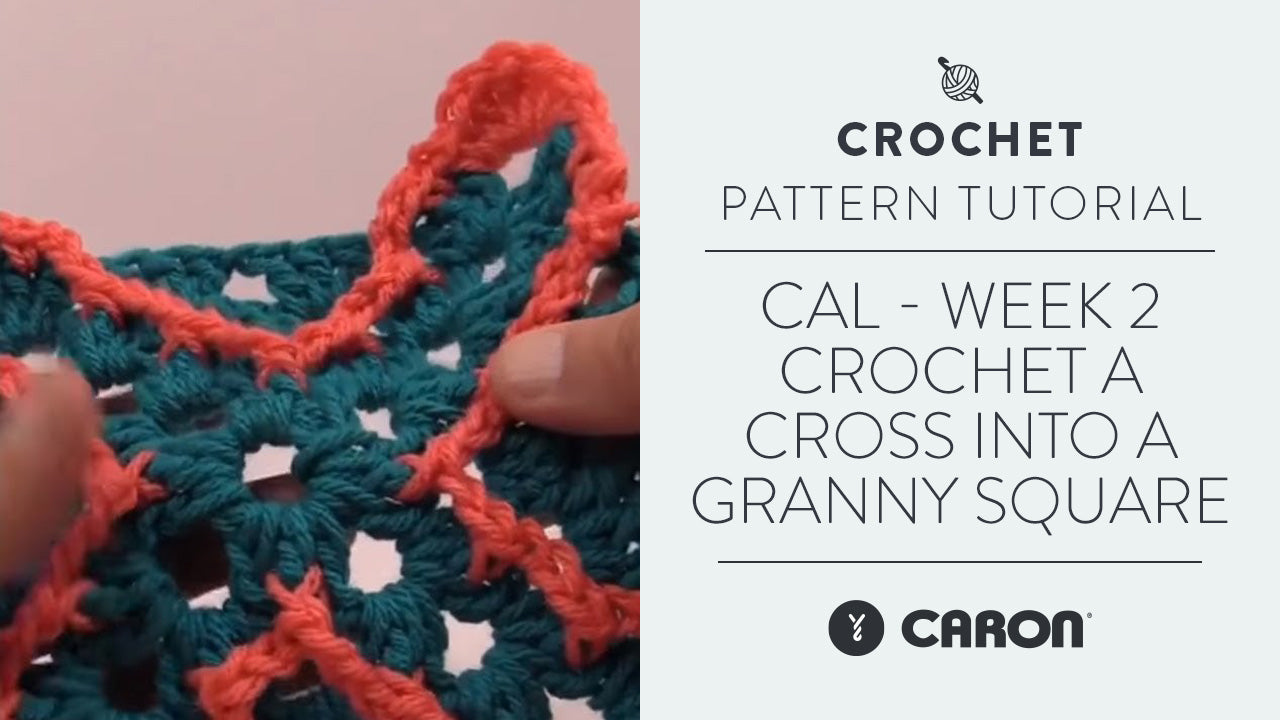 Image of CAL - Week 2 - Crochet a Cross into a Granny Square thumbnail