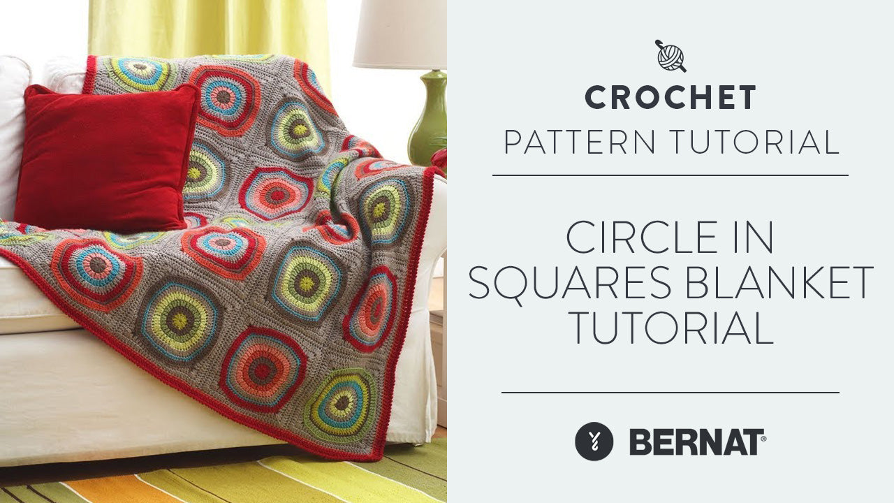 Image of Circle in Squares Blanket Tutorial thumbnail