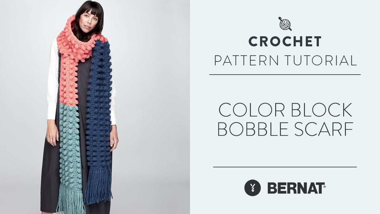 Image of Color Block Bobble Scarf thumbnail