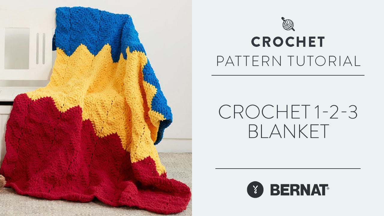 Image of Crochet 1-2-3 Blanket thumbnail