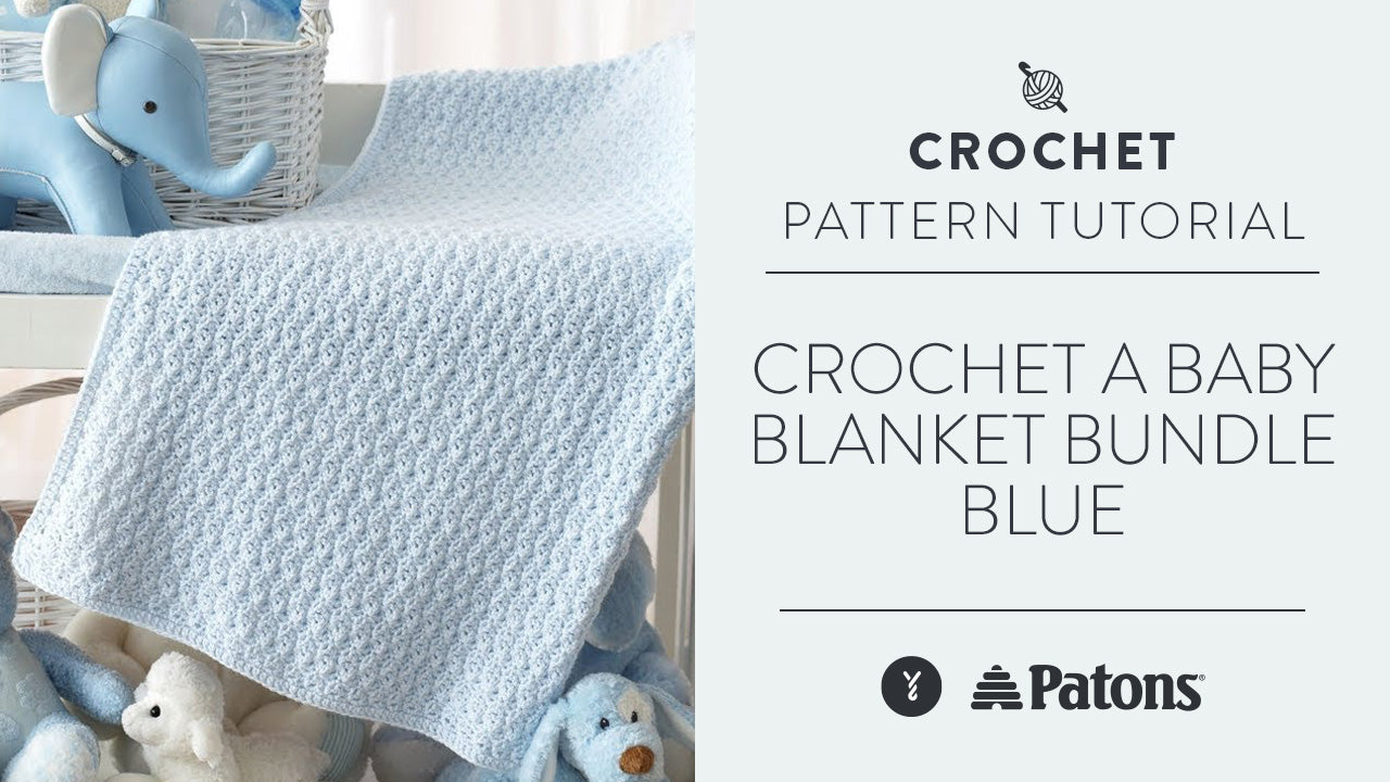Image of Crochet a Baby Blanket: Bundle Blue thumbnail