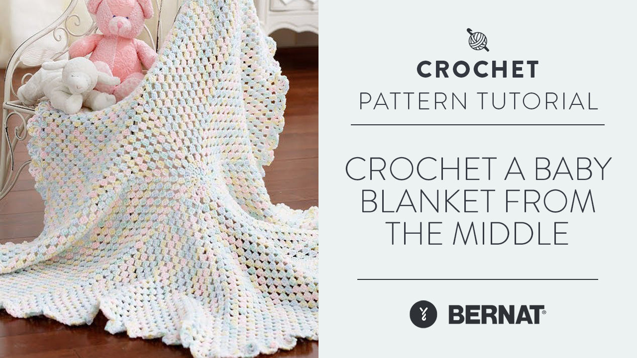 Image of Crochet a Baby Blanket: From the Middle thumbnail