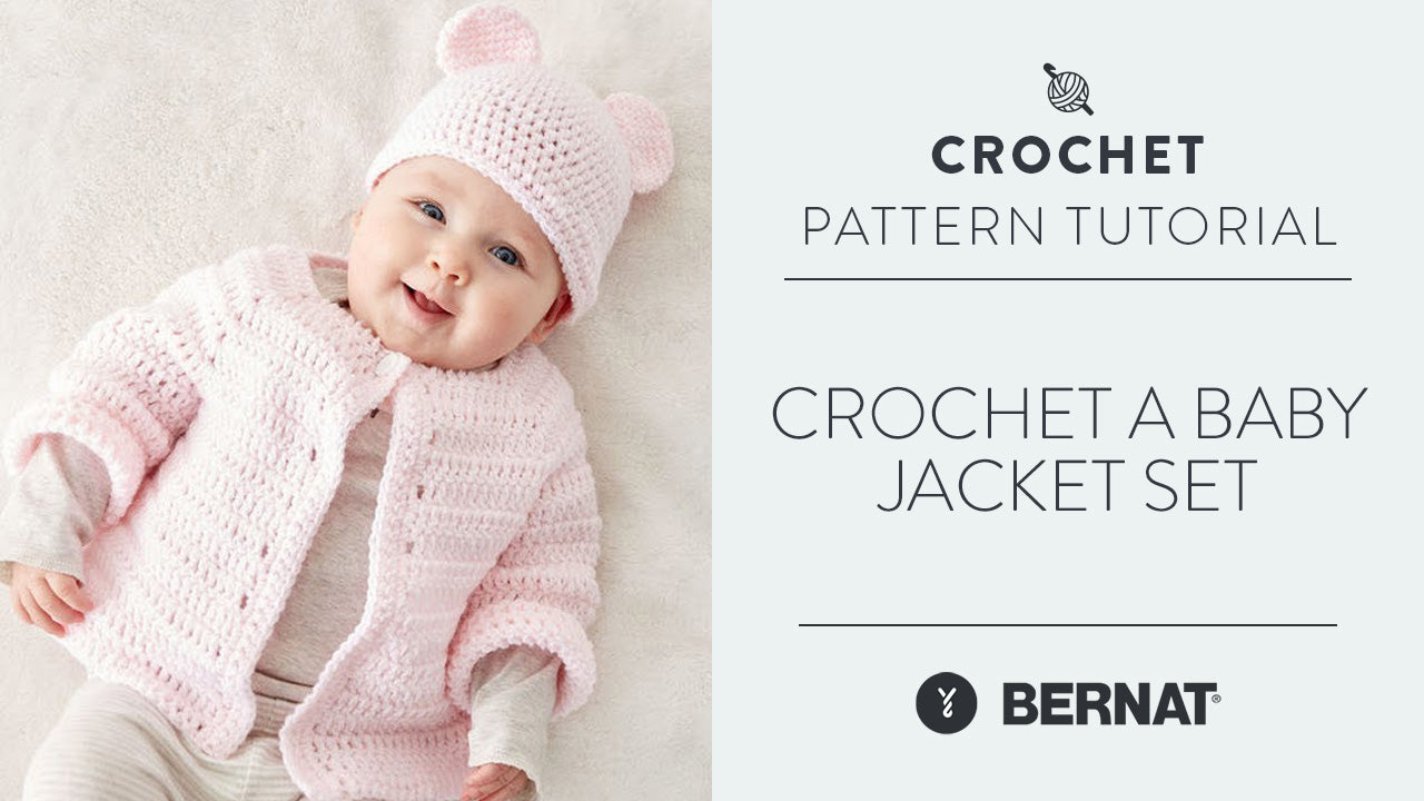 Image of Crochet a Baby Jacket Set thumbnail