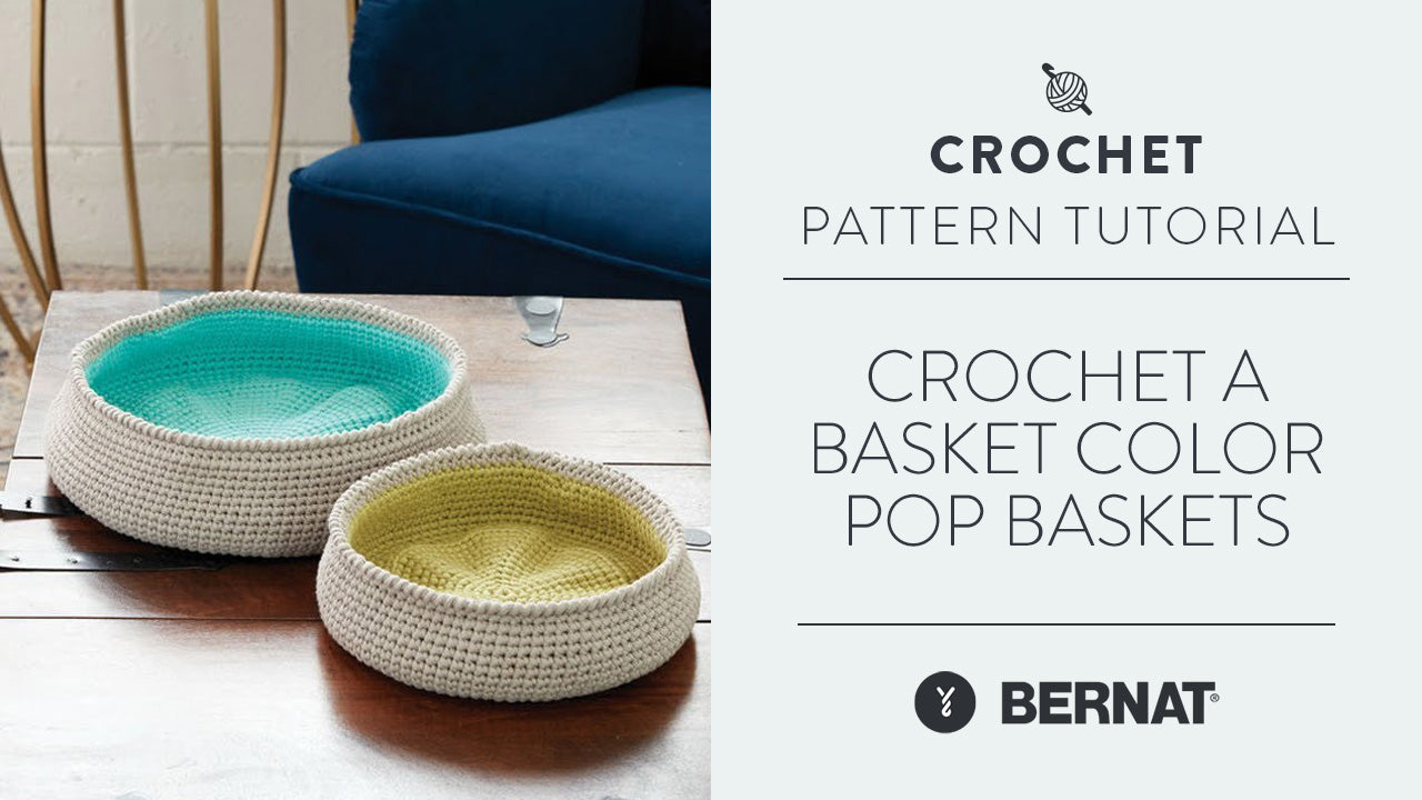 Image of Crochet a Basket: Color Pop Baskets thumbnail