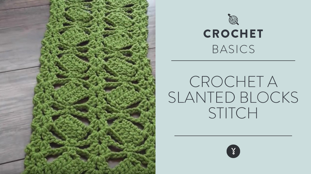 Image of Crochet a Slanted Blocks Stitch thumbnail