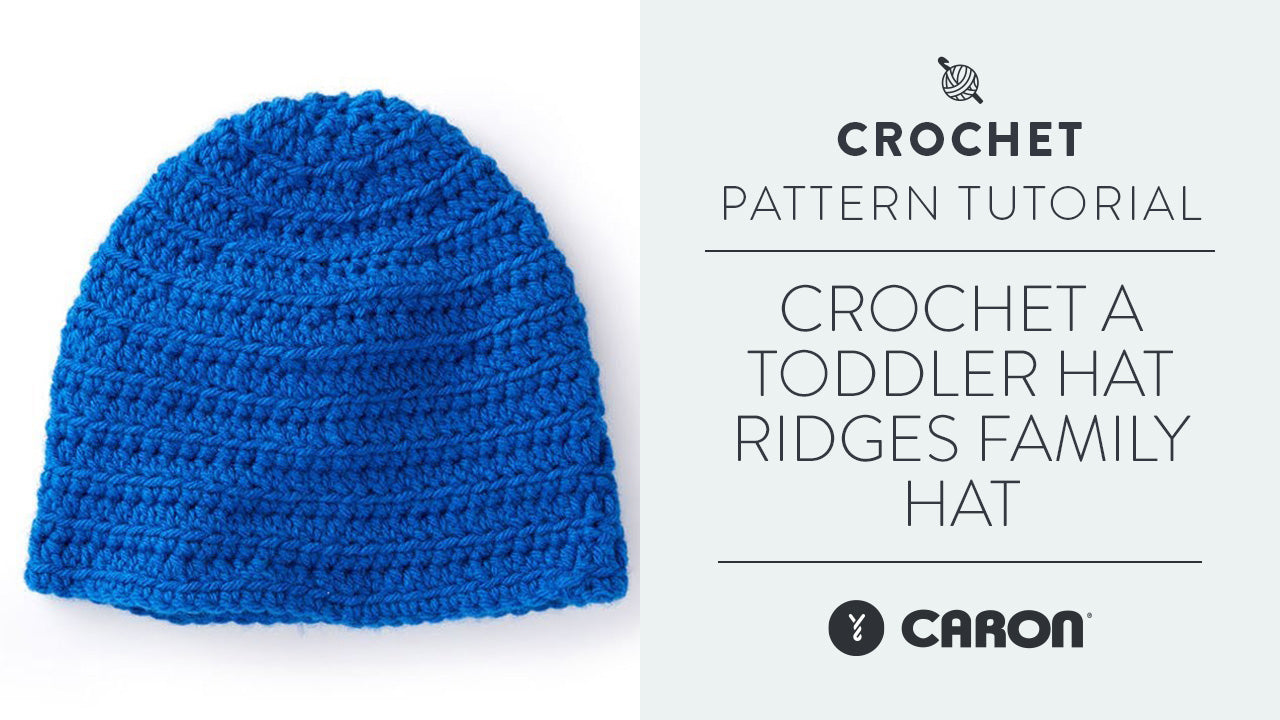 Image of Crochet A Toddler Hat: Ridges Family Hat thumbnail