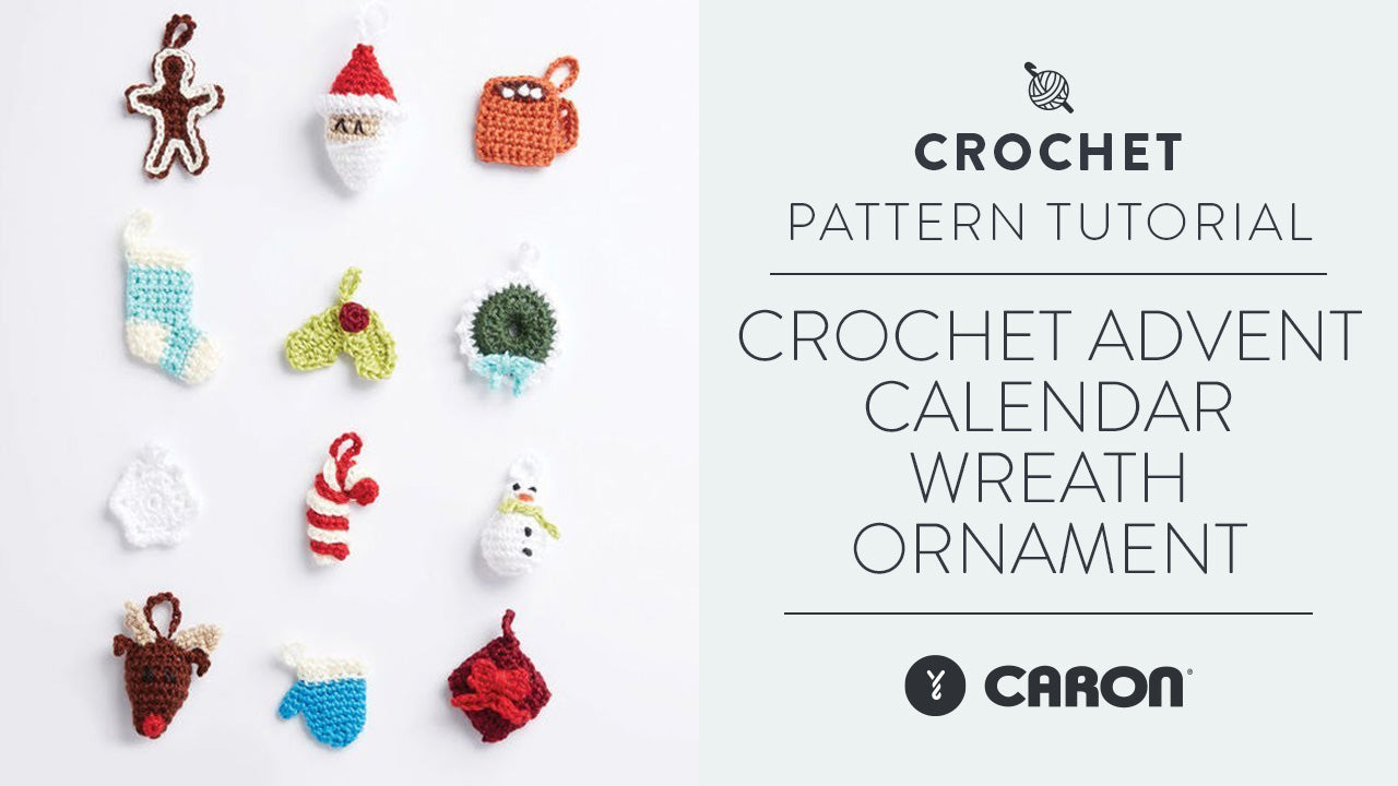 Image of Crochet: Advent Calendar Wreath Ornament thumbnail