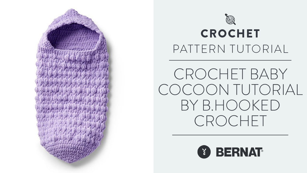 Image of Crochet Baby Cocoon Tutorial by Bhooked Crochet thumbnail