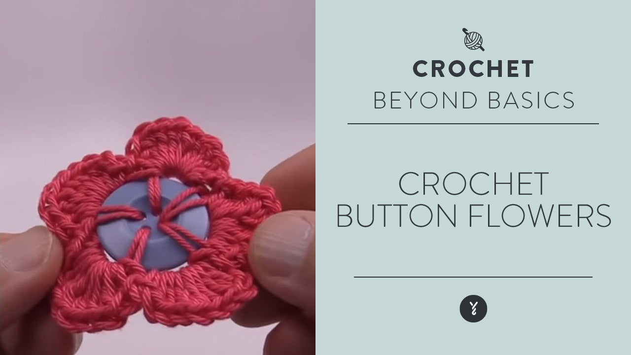 Image of Crochet Button Flowers thumbnail