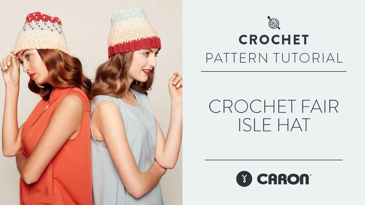 Image of Crochet Fair Isle Hat thumbnail