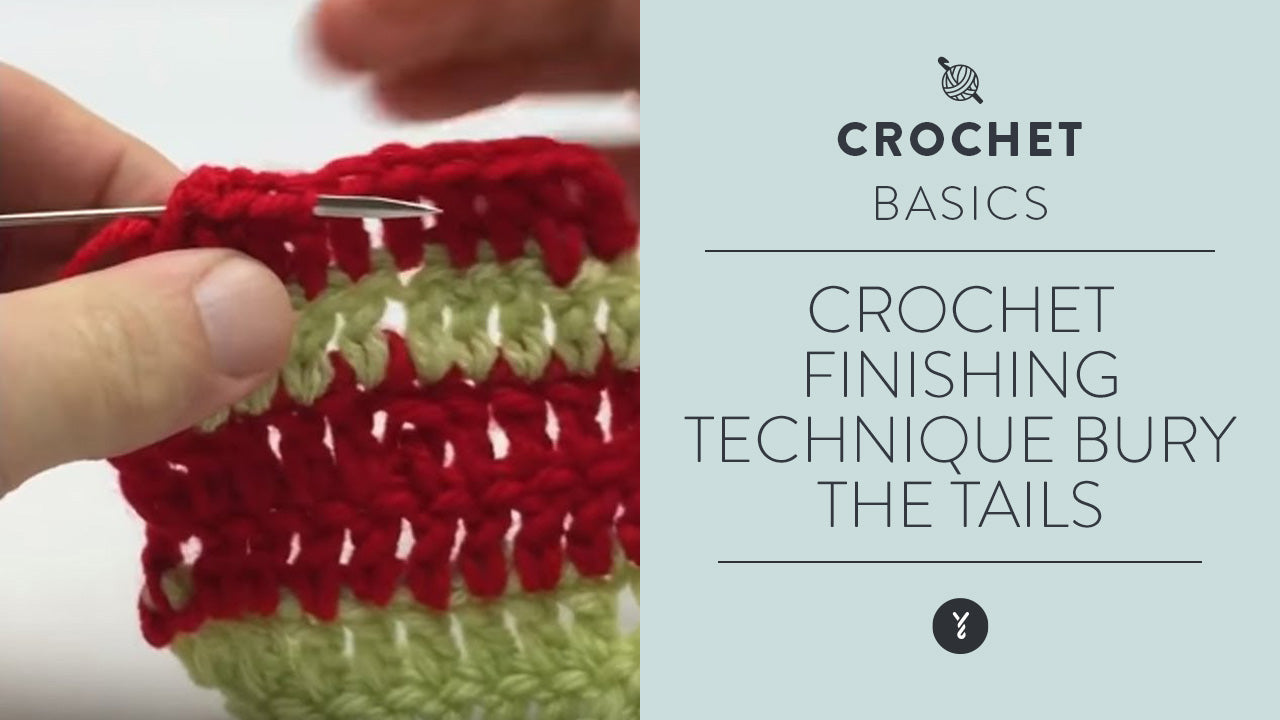 Image of Crochet Finishing Technique:  Bury The Tails thumbnail