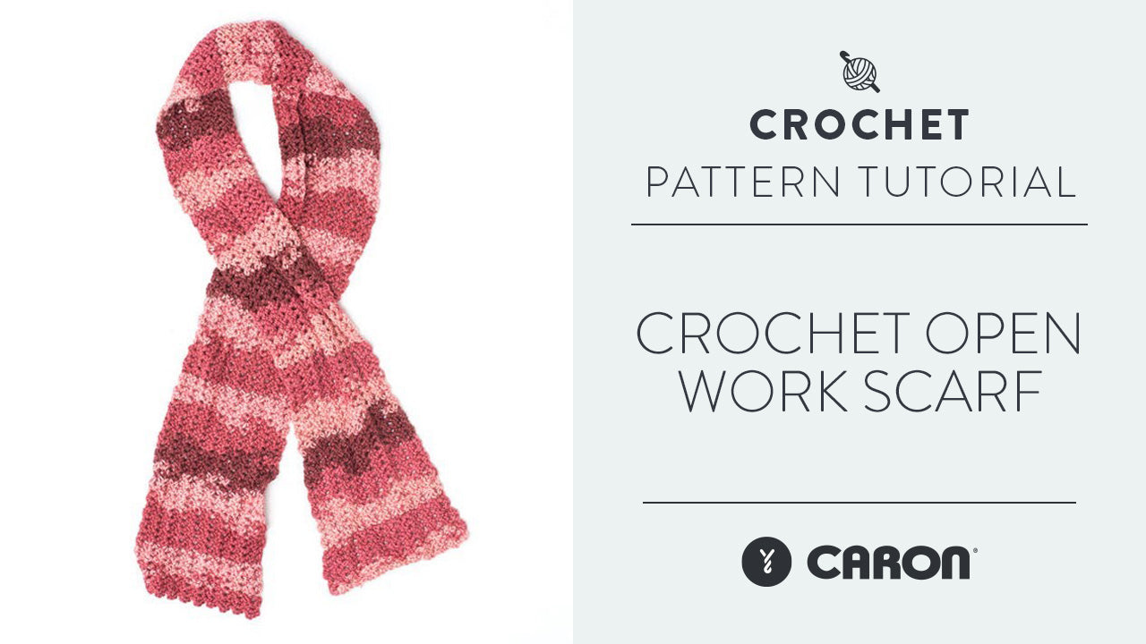 Image of Crochet Open Work Scarf thumbnail