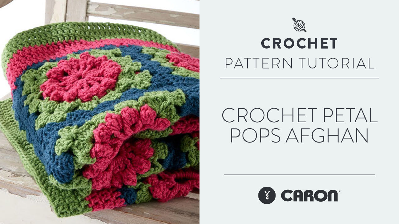 Image of Crochet: Petal Pops Afghan thumbnail
