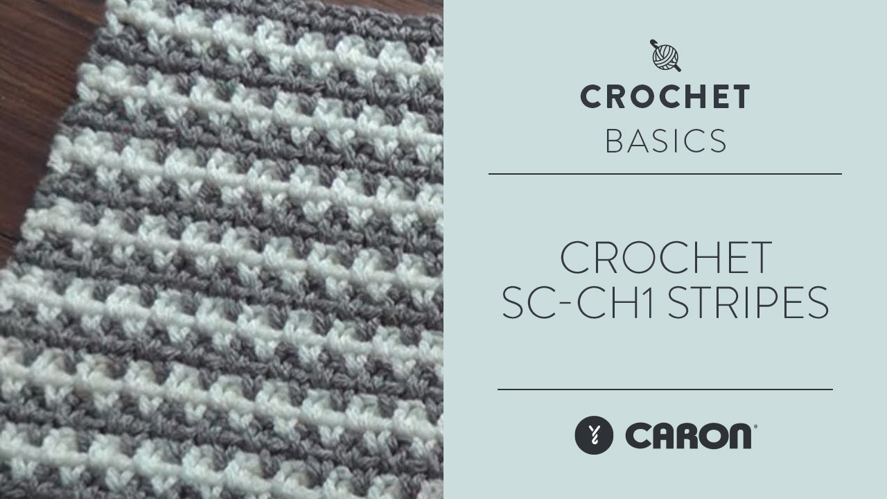 Image of Crochet Sc/Ch1 Stripes thumbnail